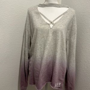 Victoria secret pink crew neck ombré